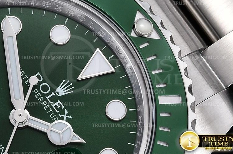 1002 Contemporary ROLSUB0280A – Submariner 116610LV 904L SS SS Green ARF V3 SH 1033